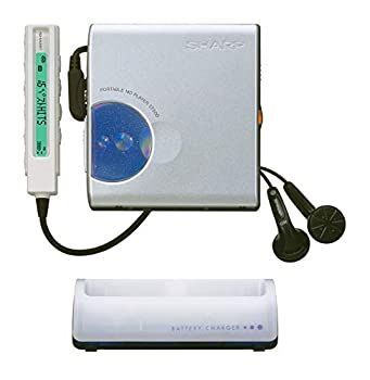 SHARP MDヘッドホンプレーヤー MD-ST500-A トップ ブルー