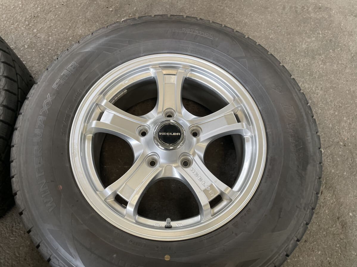 ランクル100、ランクル200に！285/60R18付き中古スタッドレスセット！キーラーフォース×ダンロップSJ8！タンドラ、セコイアにも！