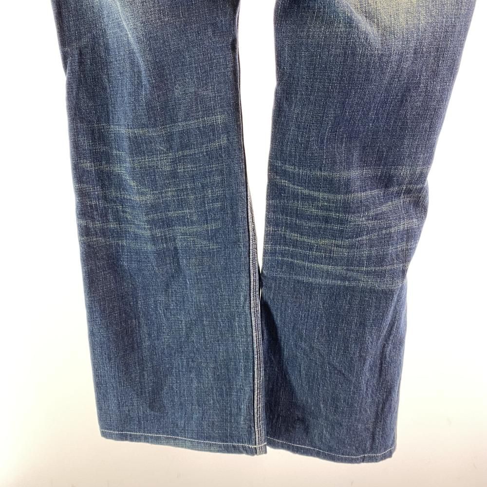 中古】VANSON T.F.O.A デスラビット＆ロゴ刺繍デニムパンツ サイズ36 