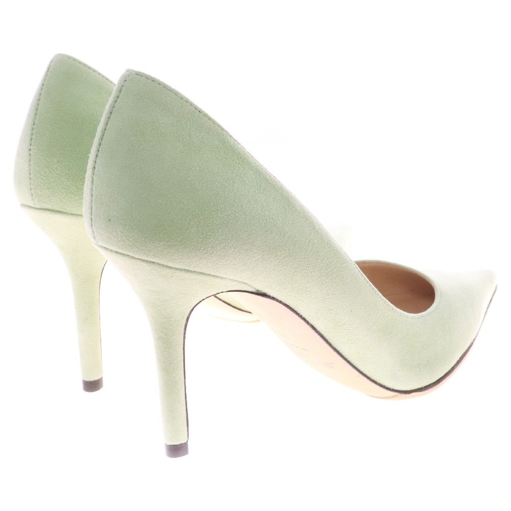 美品【ジミーチュウ】AGNES MINT スウェード ミントグリーン　36.5 美品【ジミーチュウ】AGNES MINT スウェード ミントグリーン