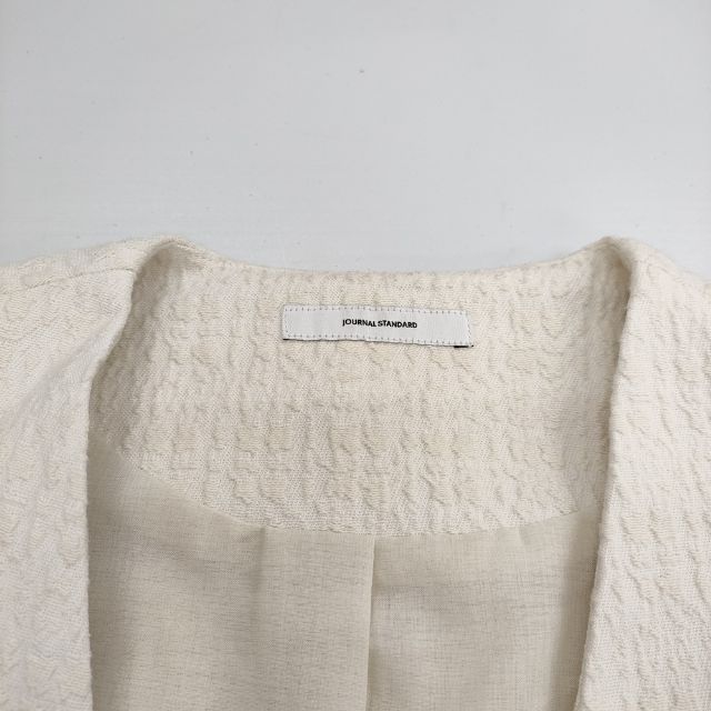 JOURNAL STANDARD - JOURNAL STANDARD ジャガードベスト 定価17600円 ジレ ベスト 23SS オフホワイト レディース ジャーナルスタンダード【中古】5-0602M∞ JOURNAL STANDARD ジャガードベスト 定価17600円 ジレ ベスト