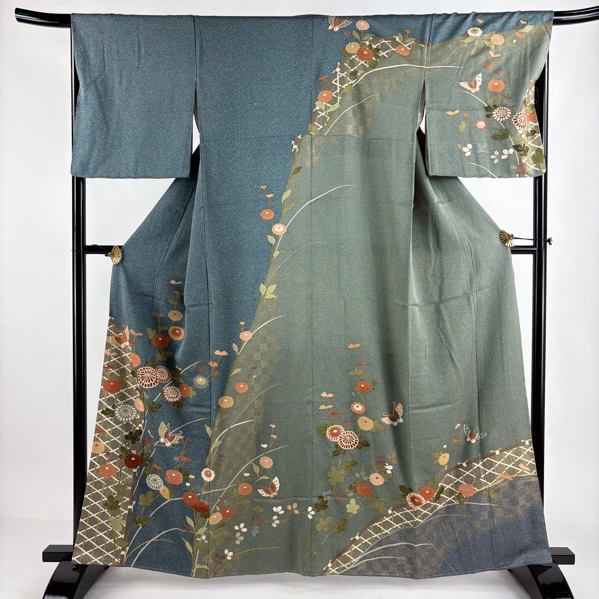 訪問着 身丈161cm 裄丈67.5cm 正絹 秀品 【中古】 訪問着 身丈161.5cm 裄丈67.5cm 正絹 秀品 【中古】の通販 by バイセル