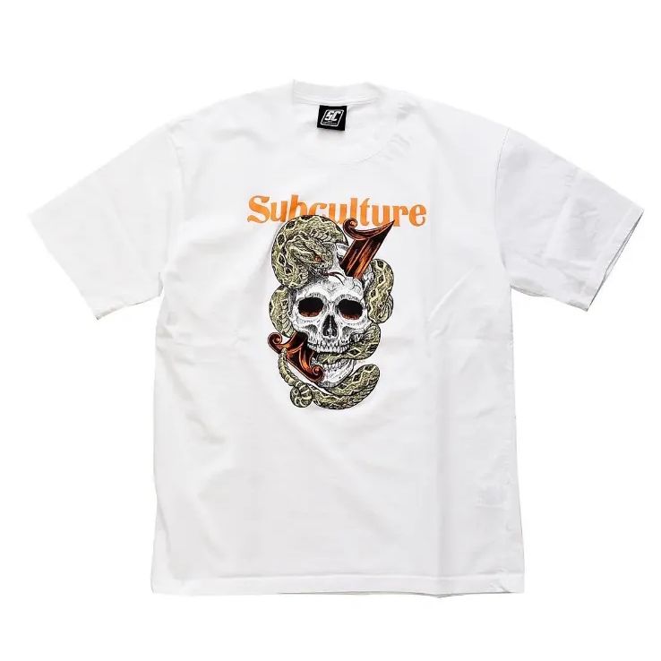 サブカルチャー SC 1周年記念 限定 subculture SC SKULLSNAKE TSHIRT 