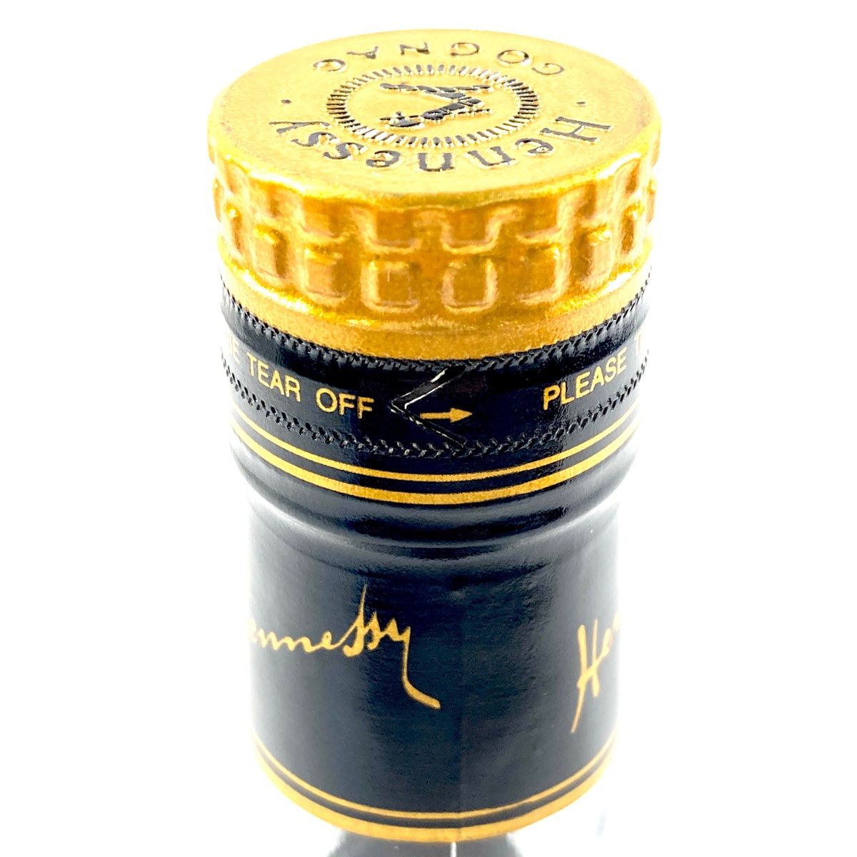 ヘネシー XO 金キャップ クリアボトル 1000ml 古酒 - メルカリ