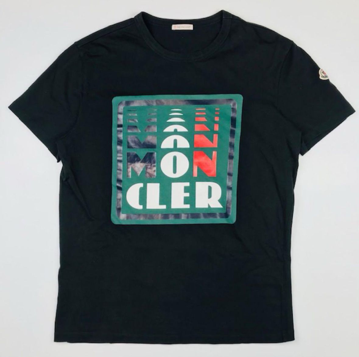 良品☆MONCLER・モンクレール MAGLIA T-SHIRT メンズ ワッペン付 
