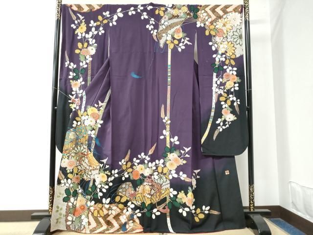 振袖　正絹　仮絵羽　未仕立て　ピンク　後藤久美子★匿名配送★ 仮絵羽 振袖 未仕立て 正絹 成人式 舞台 大衆演劇 後藤久美子 螺鈿