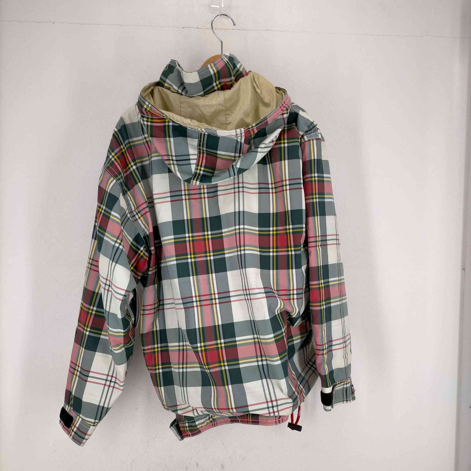 エレッセ ellesse MULTI ADVENTURE GEAR チェック柄ナイロンアノラック