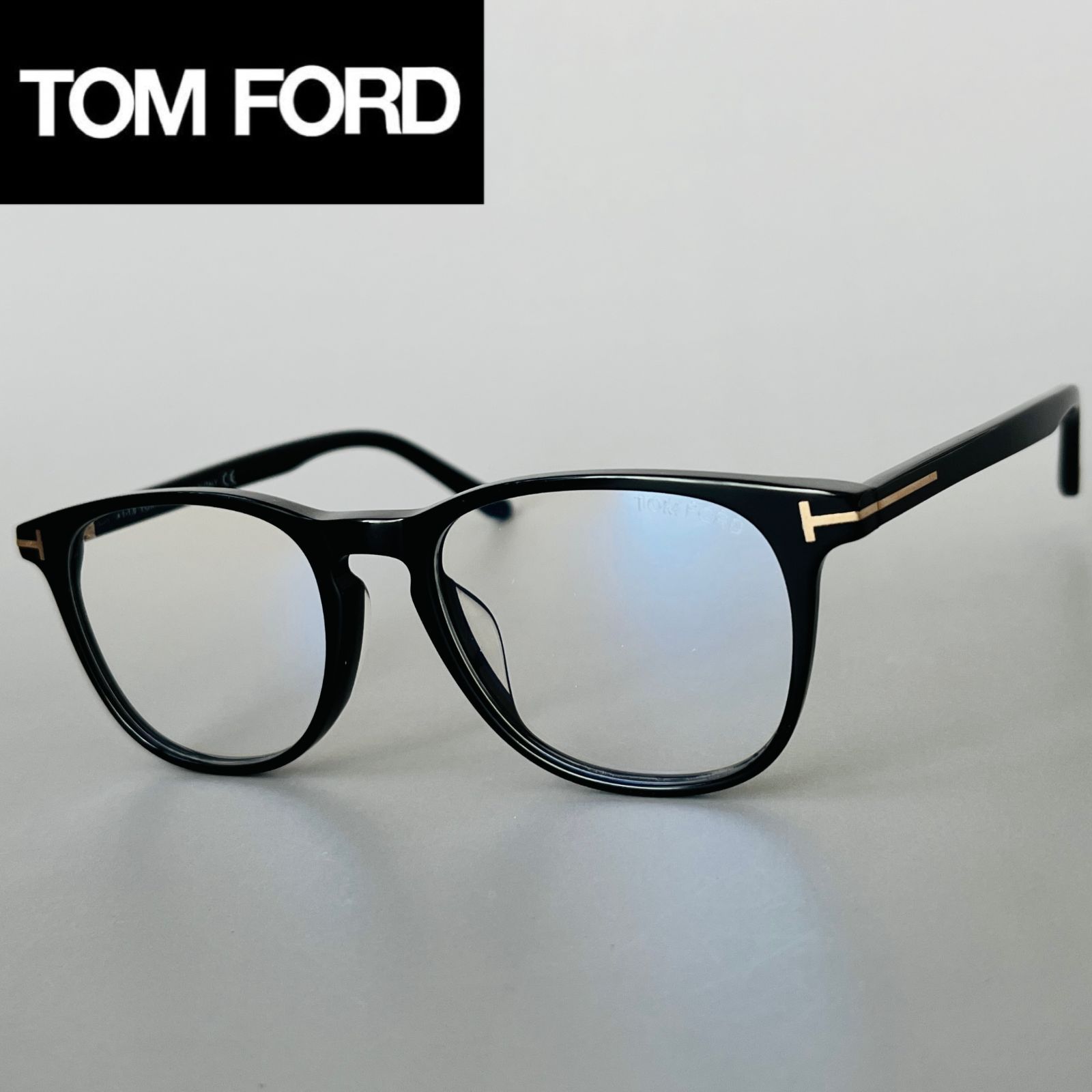 メガネ トムフォード TOM FORD ウェリントン ブラック ゴールド【新品