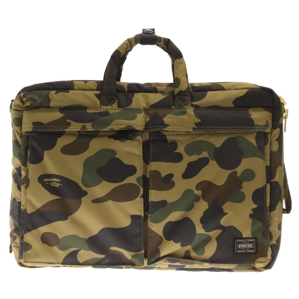 A BATHING APE (アベイシングエイプ) ×PORTER 1st camo 3WAY BRIEFCASE  