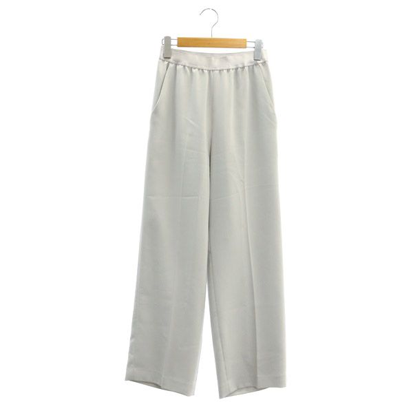 ノーブル NOBLE 23AW ダブルストレッチストレートパンツ ワイド イージー 36 グレー /MY ■OS