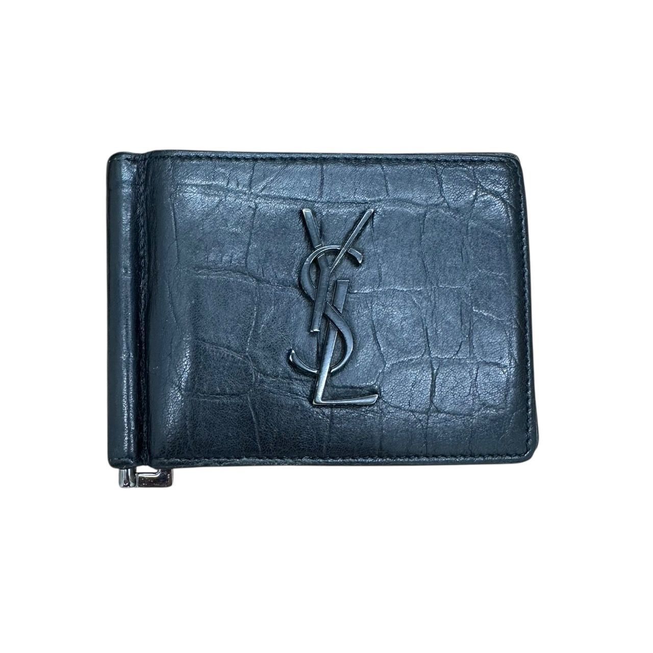 サンローラン Saint Laurent YSL カサンドラ マネークリップ 二