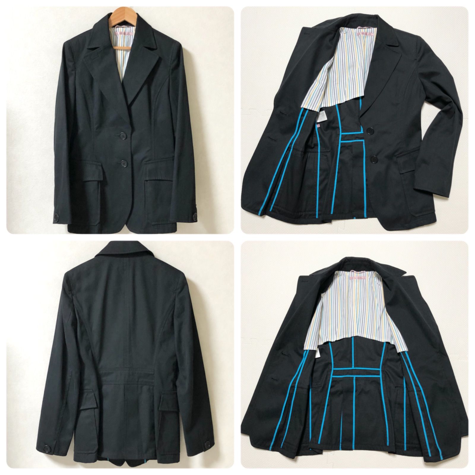 □極美品□PS Paul Smith ピーエスポールスミス スカートスーツ 上下