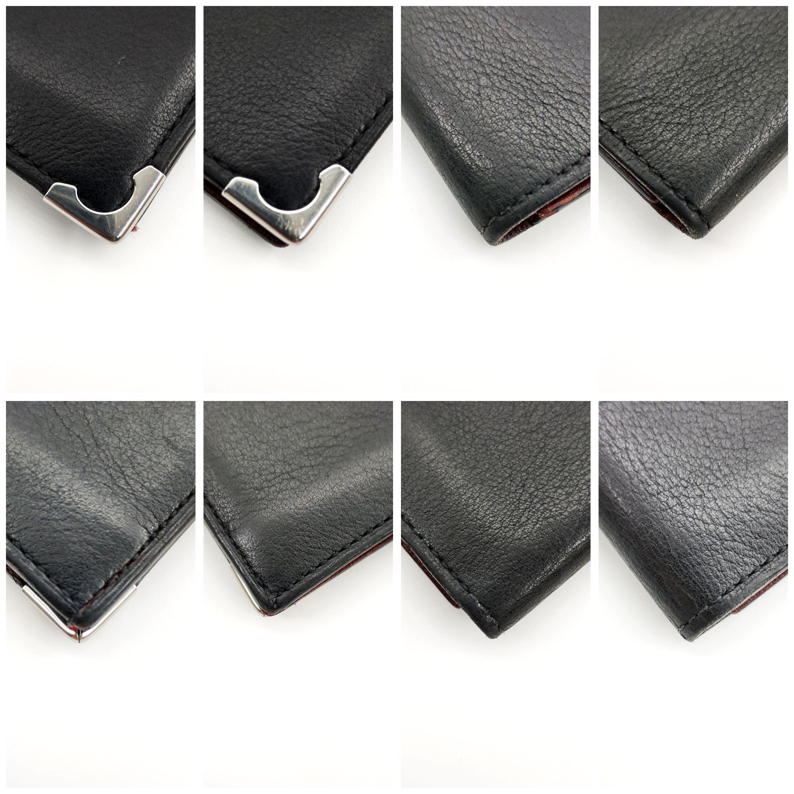 Cartier マスト 長財布 インターナショナル 箱付き ブラック ボルドー 