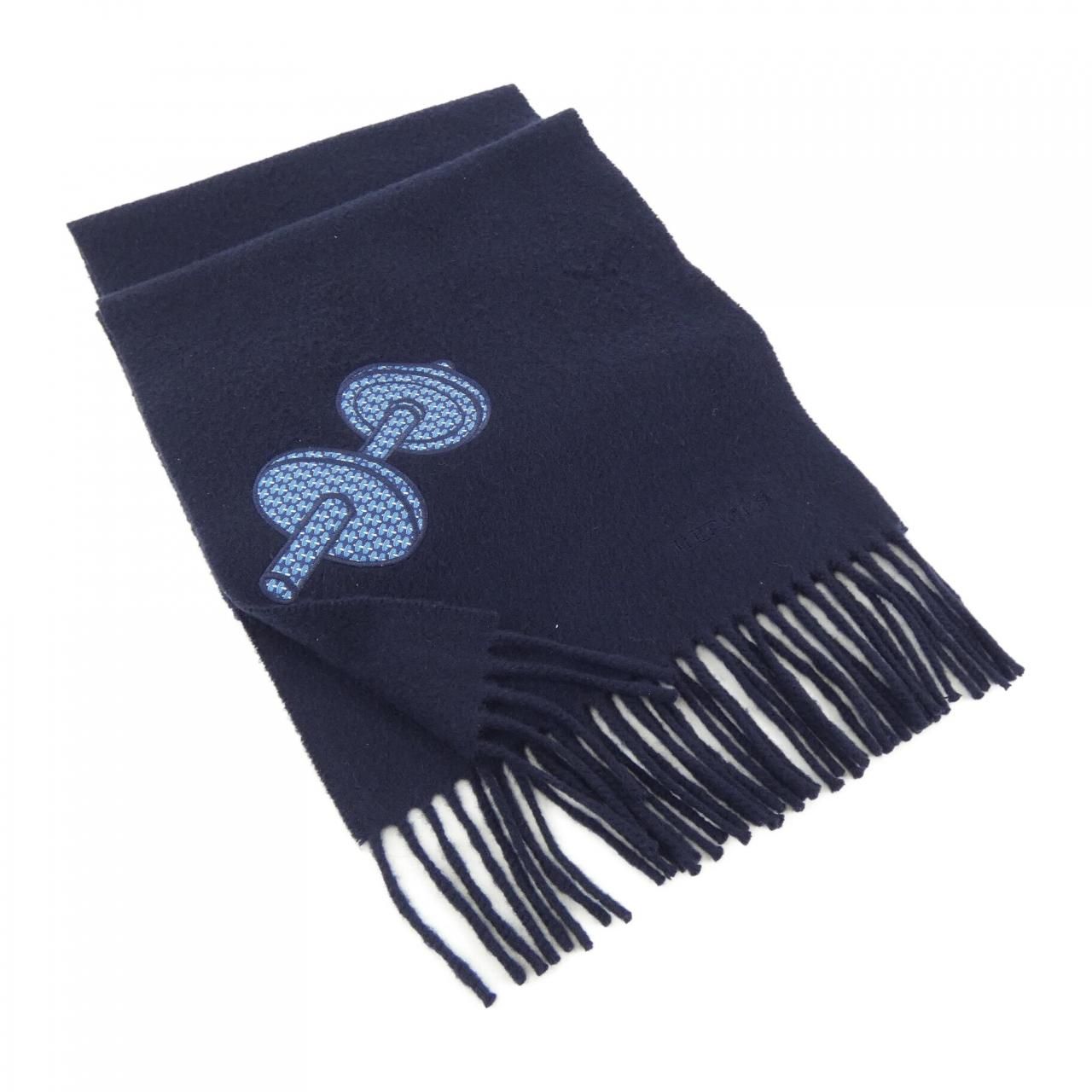 エルメス HERMES MUFFLER HERMES エルメス カシミヤ混×シルク