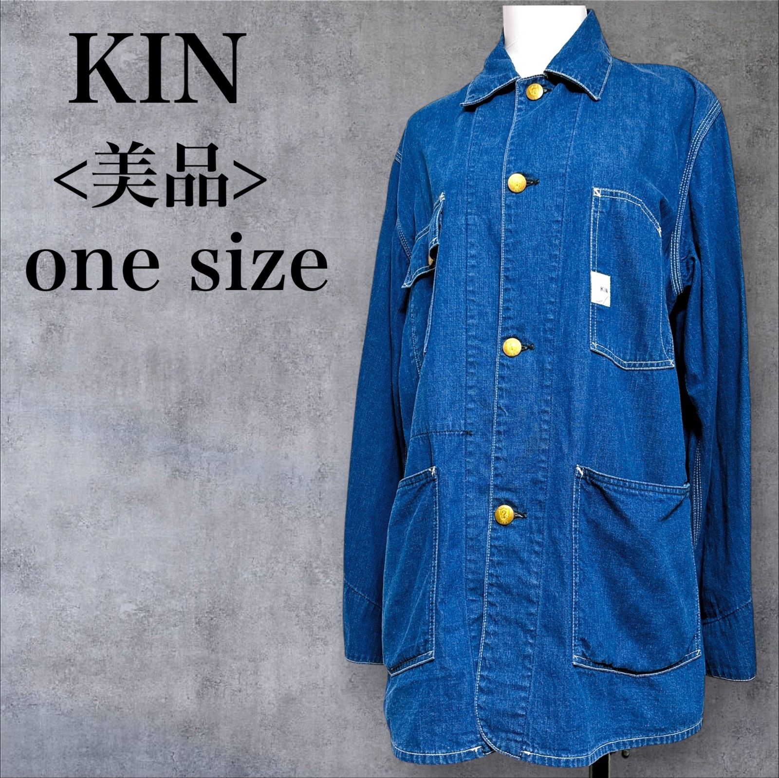 MACHUPICHU SHOP OSHIMAREI KIN デニム カバーオール ジャケット 