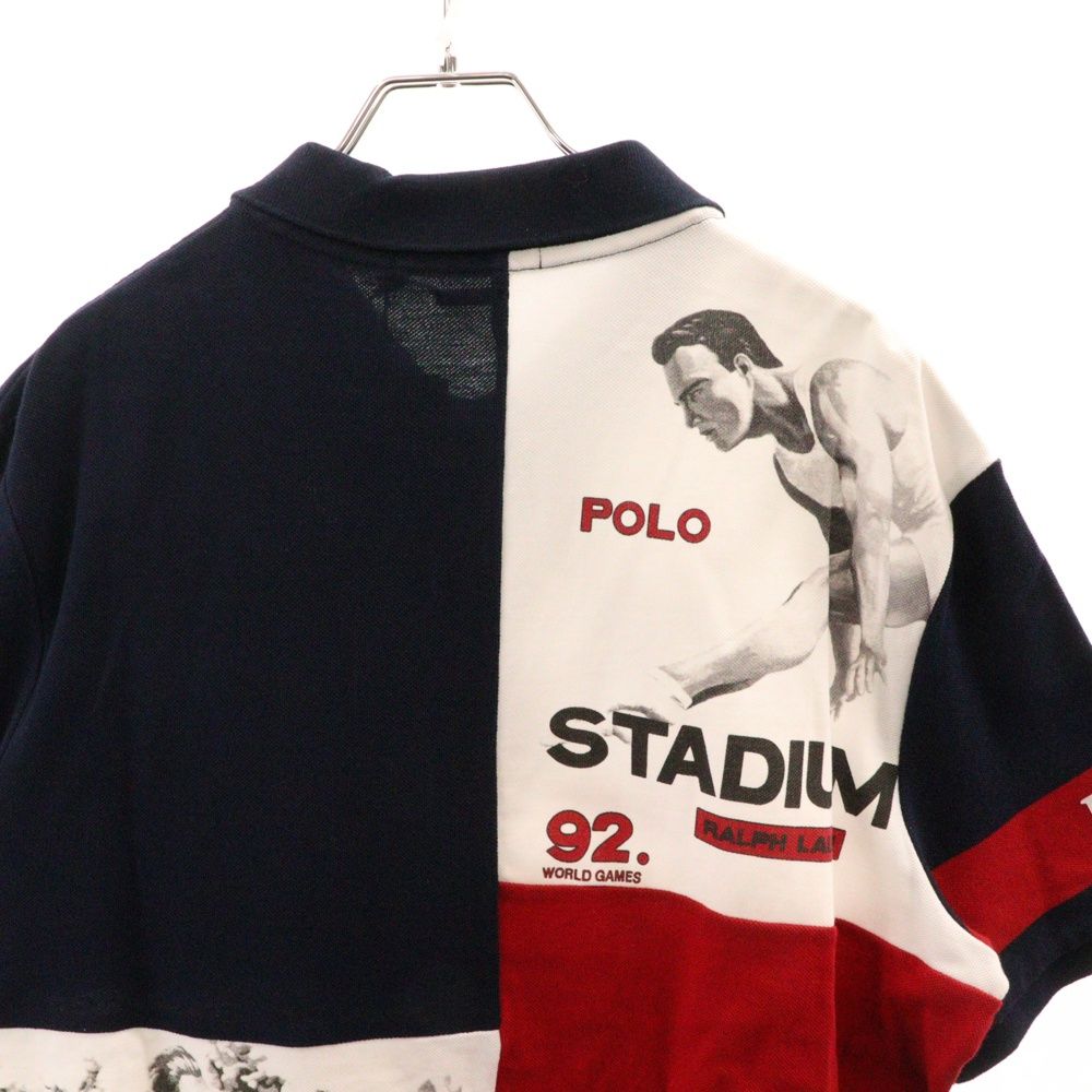 POLO RALPH LAUREN(ポロラルフローレン) インディゴパッチワークポロシャツ インディゴ サイズ XS｜【公式】カインドオルオンライン  ブランド古着・中古通販【kindal】
