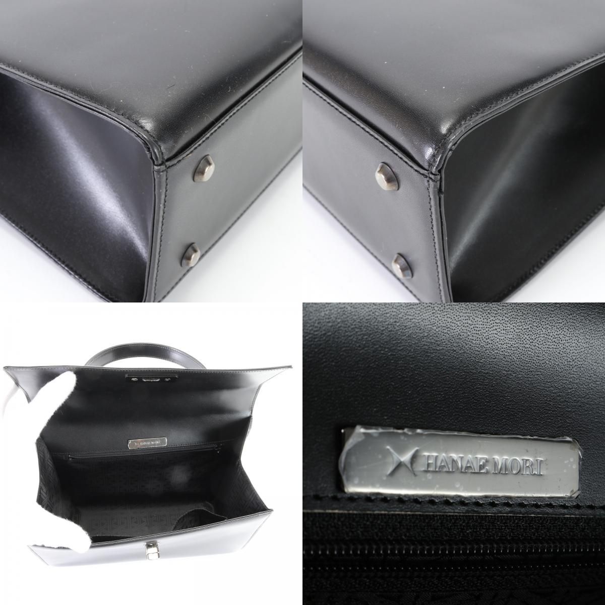 極美品 HANAE MORI ハナエモリ ハンドバッグ トート トップハンドル 
