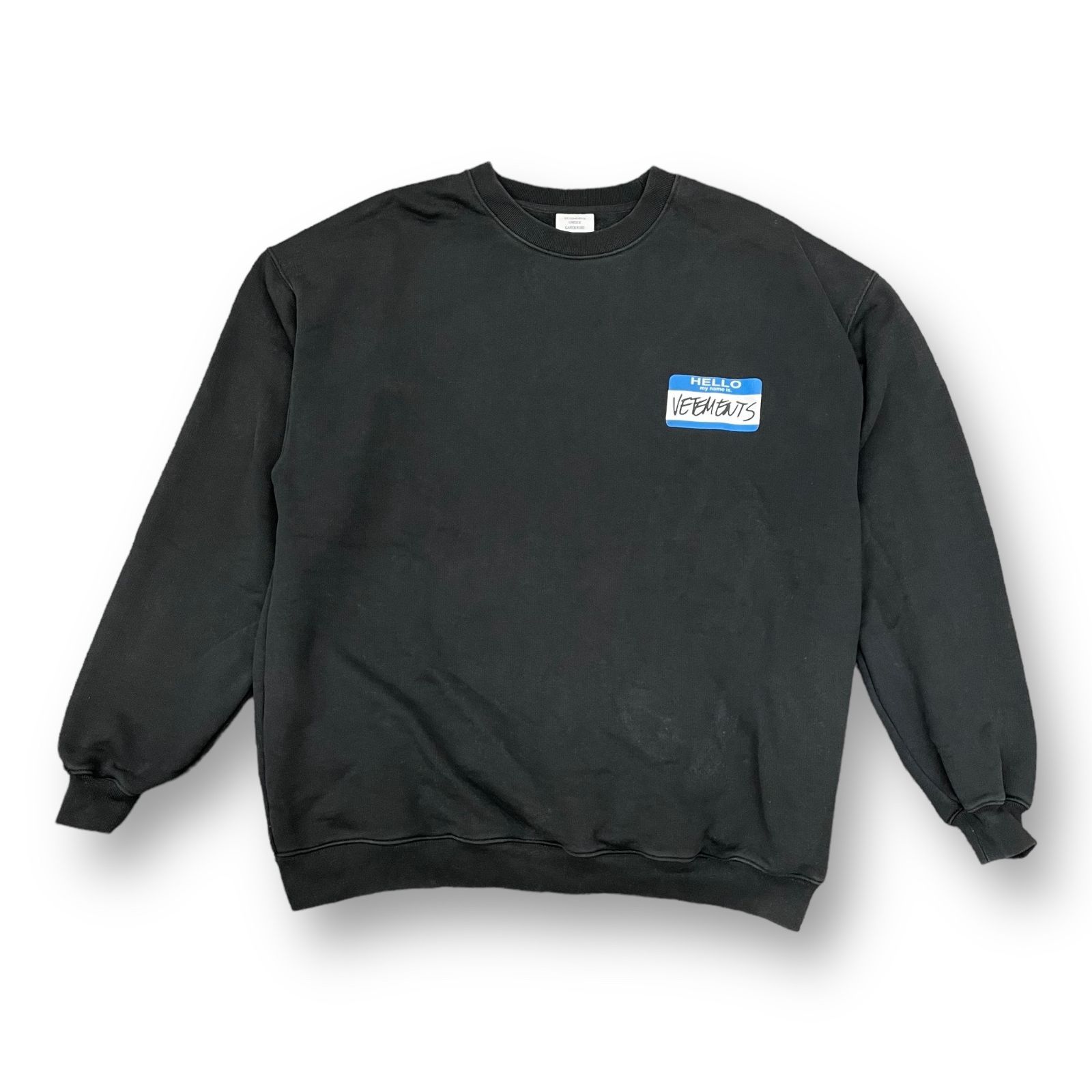 VETEMENTS 21AW My Name Is Crewneck UA52TR630B マイネームイズ 