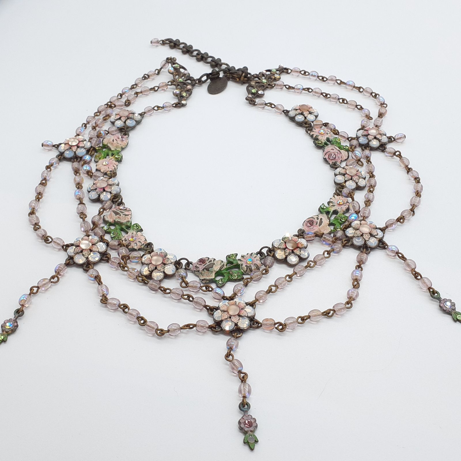 Michal Negrin ミハエル ネグリン ネックレス フラワー 真鍮 Michal Negrin ミハエル ネグリン ネックレス フラワー 真鍮