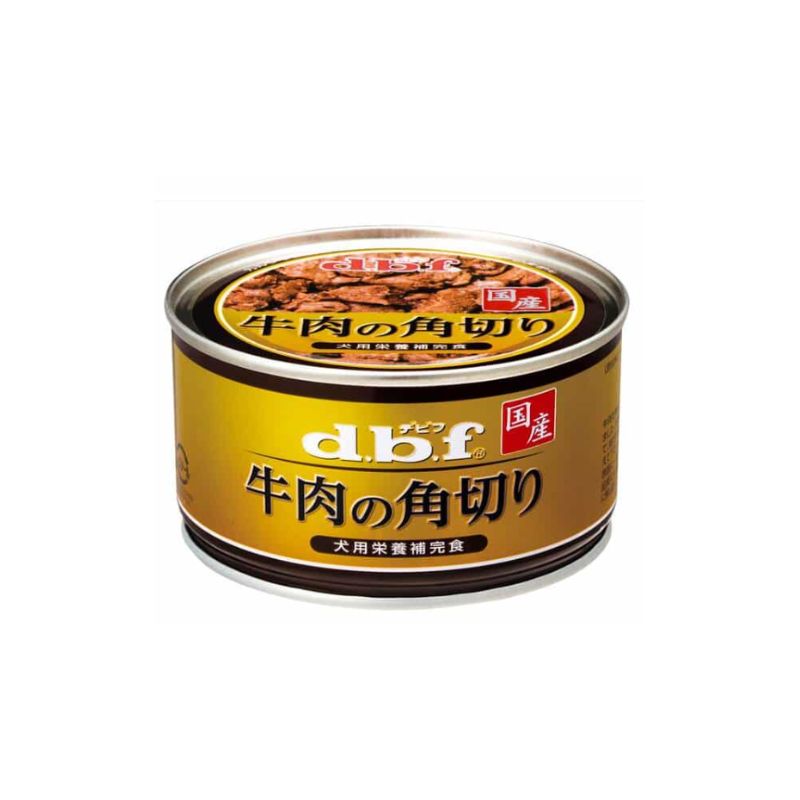 デビフペット 牛肉の角切り 150g×24個セット ドッグフード 犬用栄養補完食 犬用缶詰 ウェット ウェットフード 国産 犬用フード トッピング 多頭飼い 大容量 お徳用 業務用