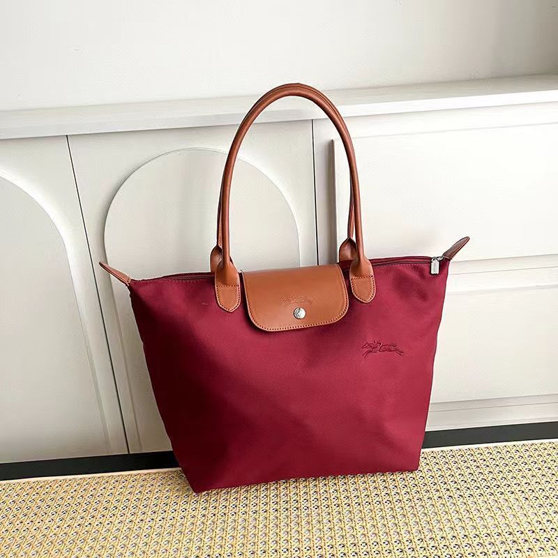 宅配 プリアージュ ル 【新品】LONGCHAMP トート ダークグレー L