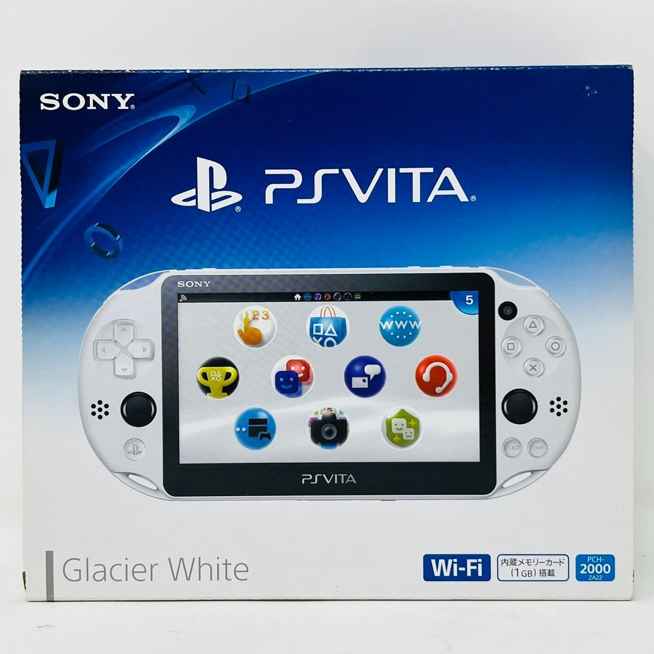PS VITA グレイシャー ホワイト 未使用 / Playstation vita Wi-Fi ...