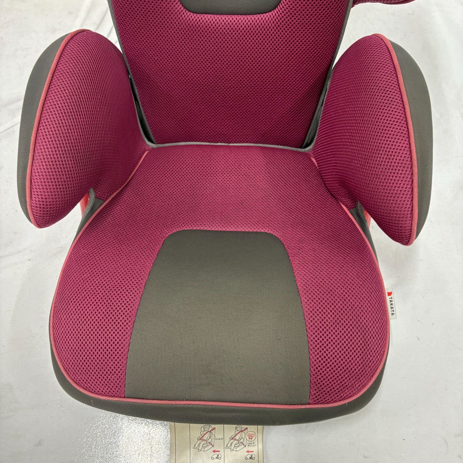 ジュニアシート　takata 312-ifix junior レッド/グレー ヨドバシ.com - タカタ TAKATA ifix junior レッド/グレー