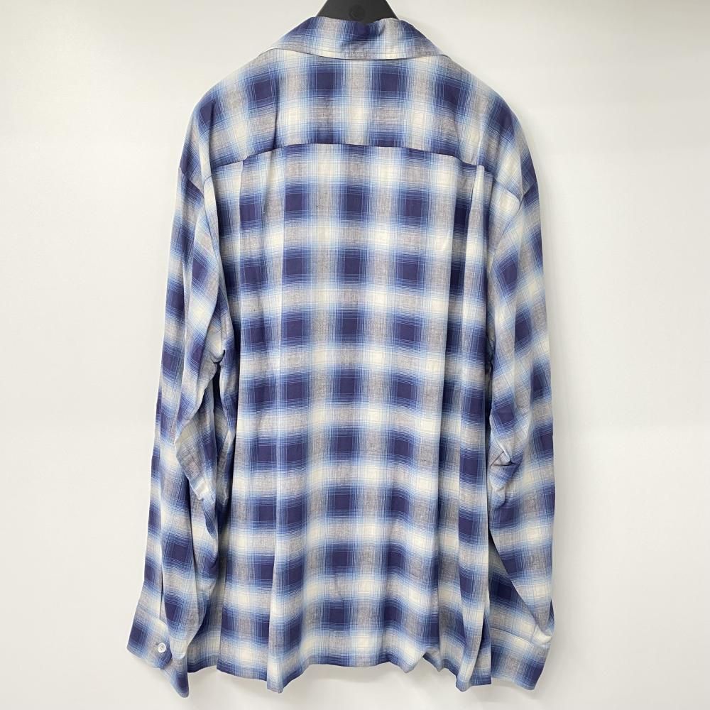 最終値下げ GENERAL レーヨン オンブレチェックシャツ lemontea 中古・古着通販】GENERAL by lemontea (ジェネラル バイ レモン