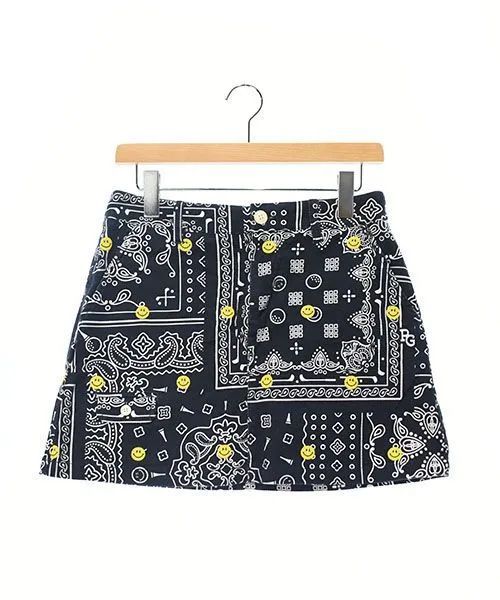 送料0円】パーリーゲイツ｜レディース｜スカート｜1｜ネイビー｜ゴルフ