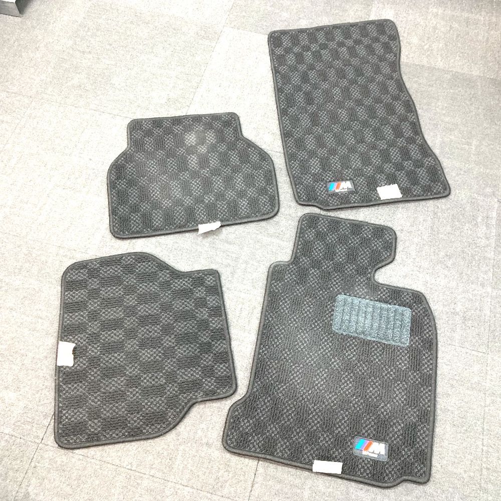 BMW ビーエムダブリュー カーペット フロアマット 4点セット 純正 マットセット 車用品 CAR キャンバス ブラック