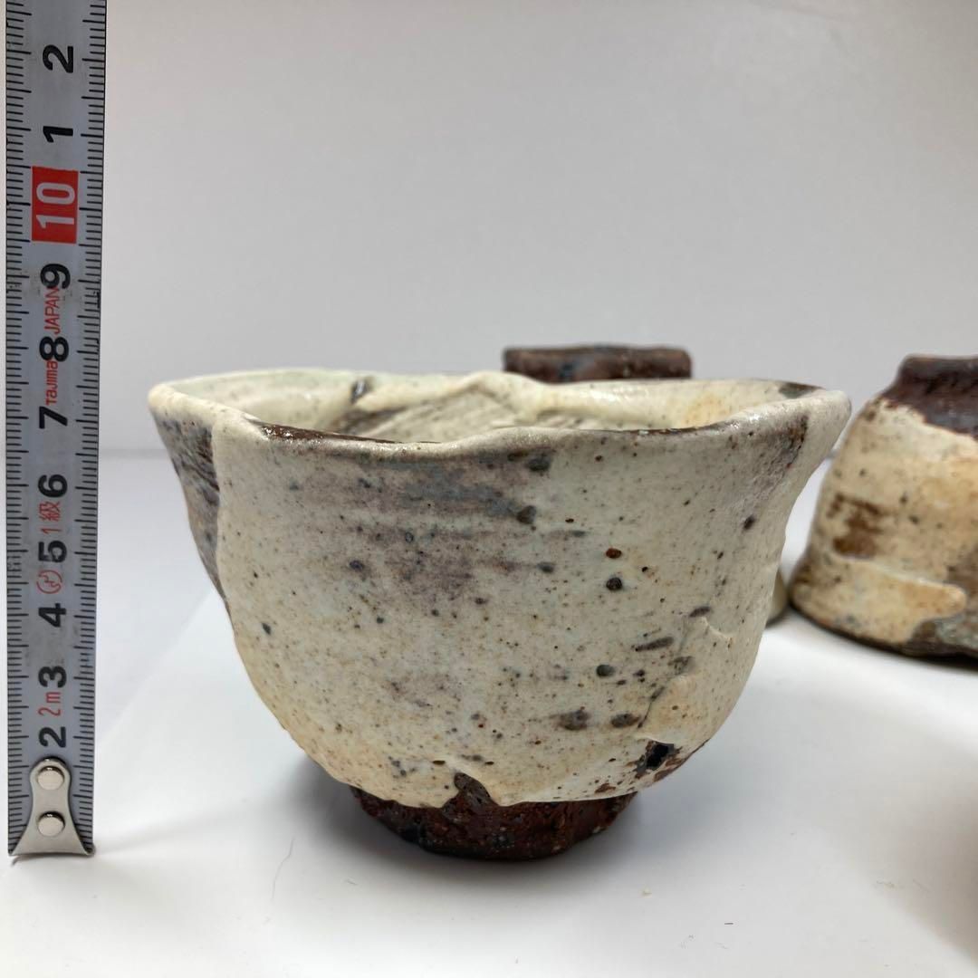 藤岡周平　伊賀刷毛目汲出　共箱　直径11.6㎝　東Y5-0609②トヒカ 藤岡周平 伊賀刷毛目汲出 共箱 直径11.6㎝ 東Y5-0609②トヒカ