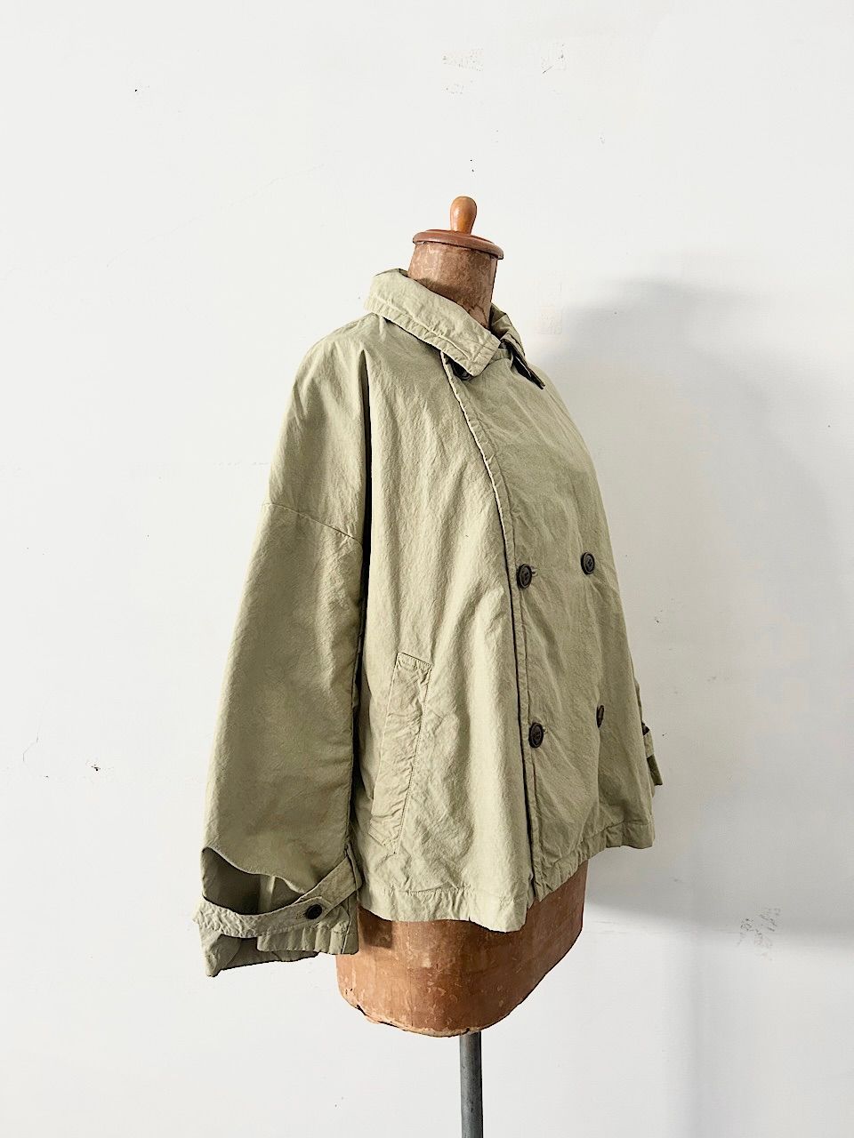 スーピマコットンショートトレンチジャケット