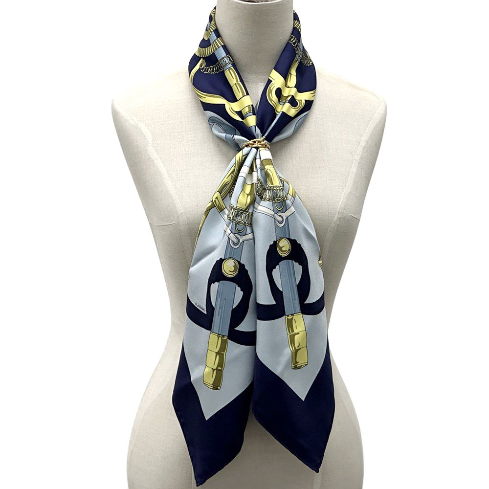 エルメス HERMES スカーフ カレ90 Eperon d 