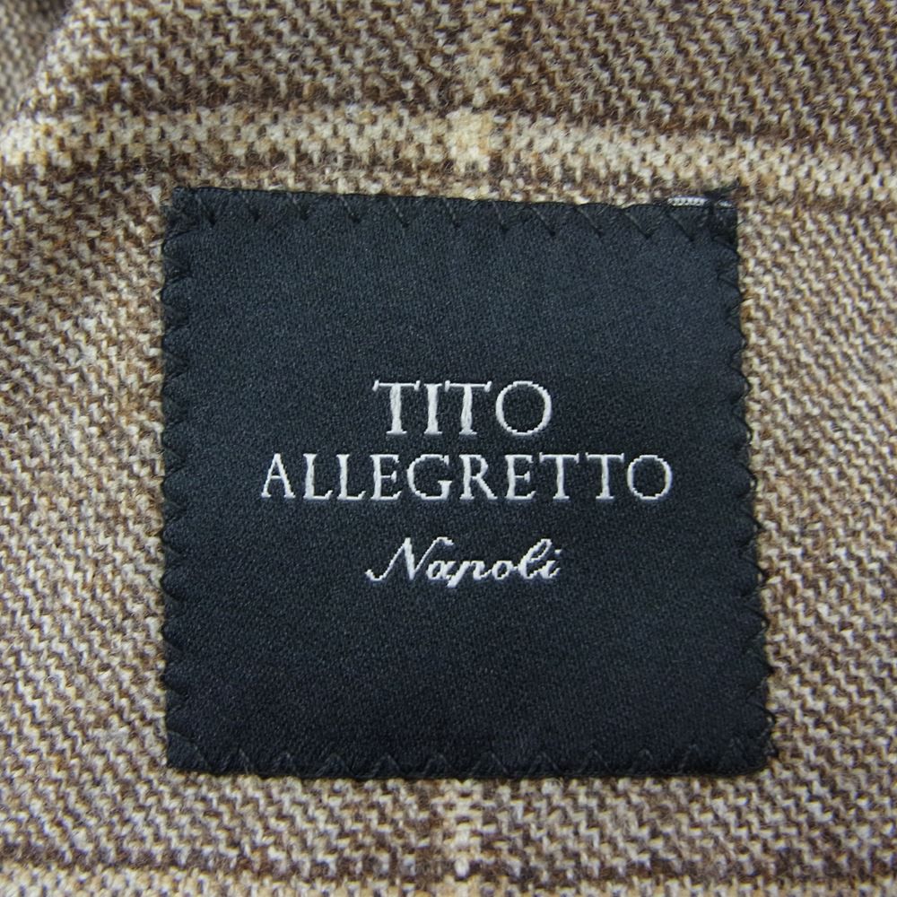 【未使用品】TITO ALLEGRETTO ブラウンジャケット46 未使用品】TITO ALLEGRETTO ブラウンジャケット46 - メルカリ