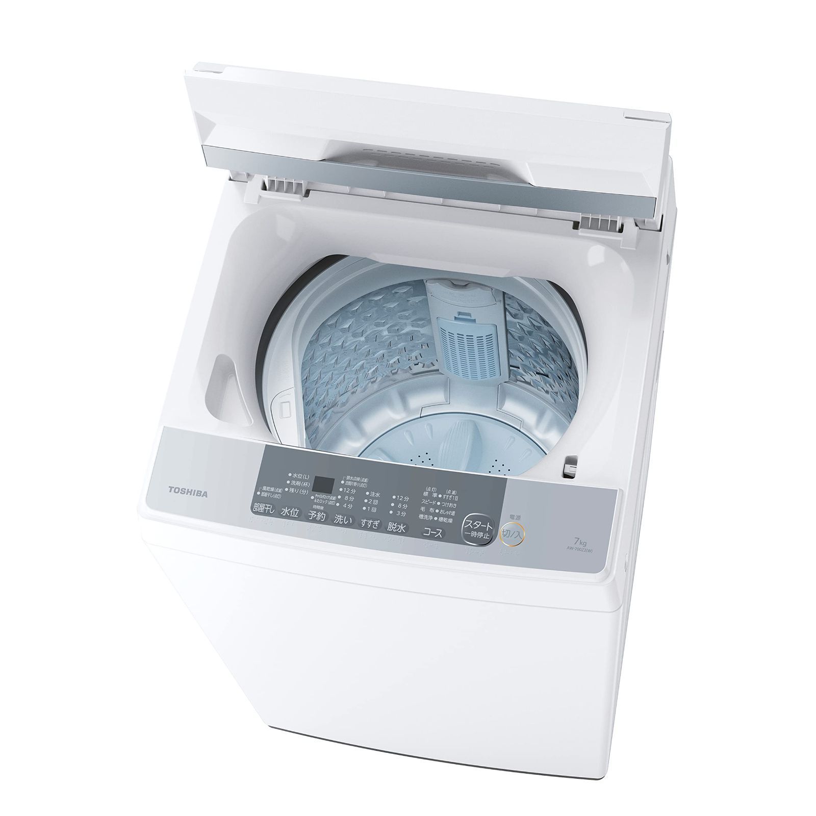 TOSHIBA(東芝) 全自動洗濯機 7kg AW-700Z2(W) ボディ幅51.5