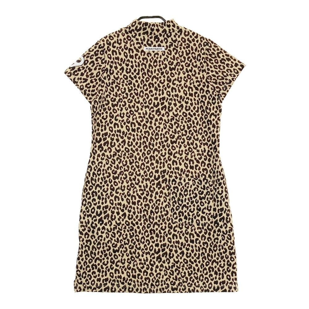 サイズ：0 PEARLY GATES パーリーゲイツ モックネック 半袖 ワンピース