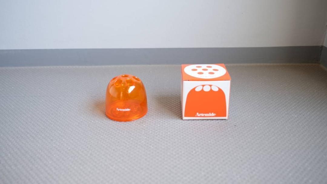 Artemide デダリーノ ペン立て オレンジ色 デットストック