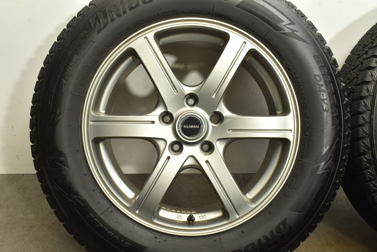 綺麗ホイール。75%溝有。 BS BALMINUM BR10 17インチ 【公式通販
