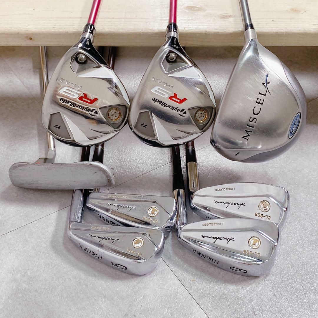 テイラーメイド R9MAX レディースゴルフセット キャロウェイキャディ