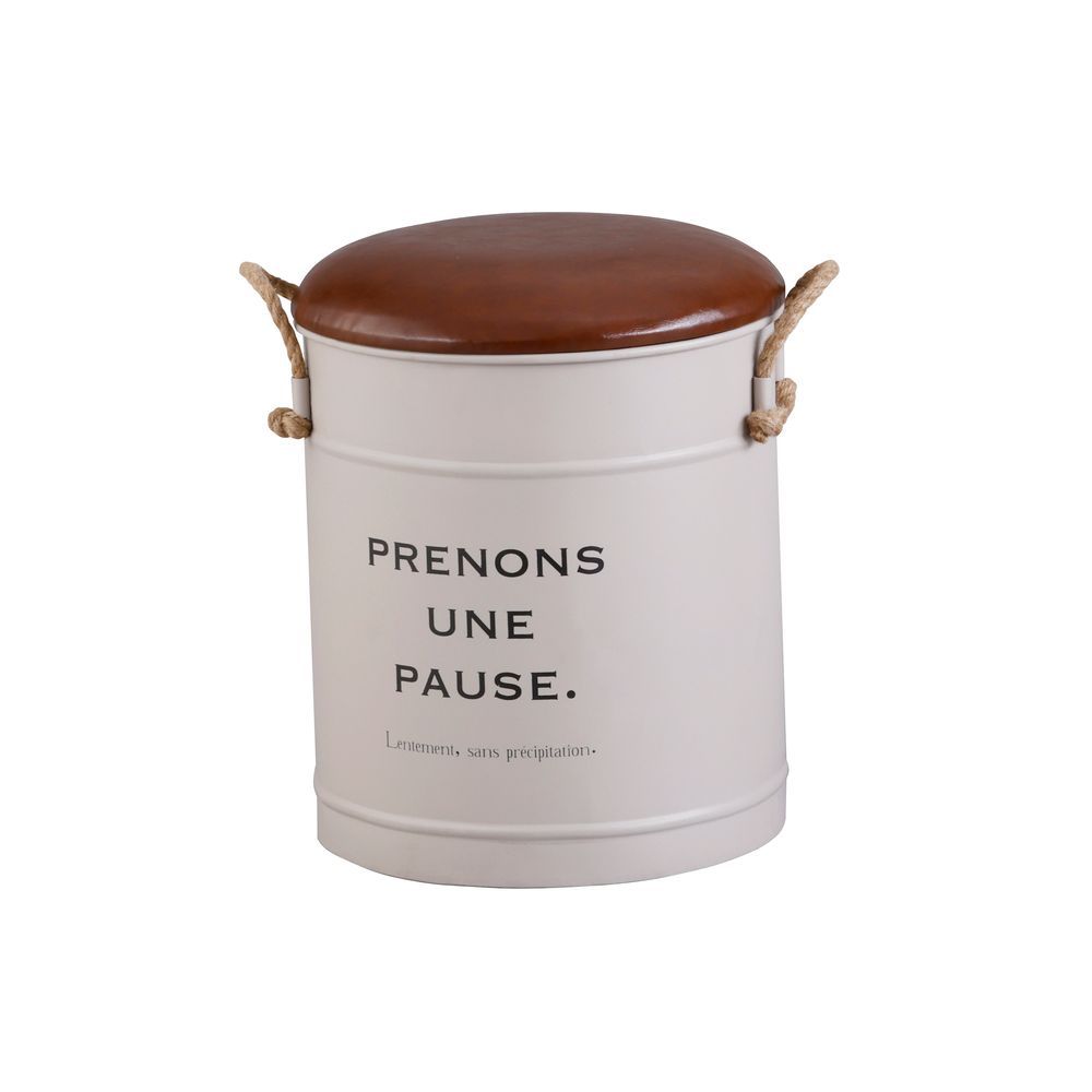 ☆ WHITE ☆ ポーズ ストレージスツール 収納ボックス フタ付き イス