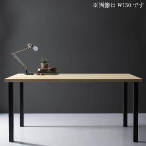 天然木天板 スチール脚 モダンデザインテーブル Gently ジェントリー 【ナチュラル ストレート脚】 W120 2～4人掛け 柔らかな印象 シンプルかつシャープなスタイル スチールの光沢やツヤが高