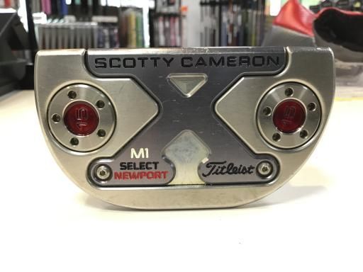 タイトリスト SCOTTY CAMERON select NEWPORT M1 MALLET 2016 34インチ パター PT スチール フレックスその他 メンズ 男性用 右利き 右用 Dランク ゴルフクラブ
