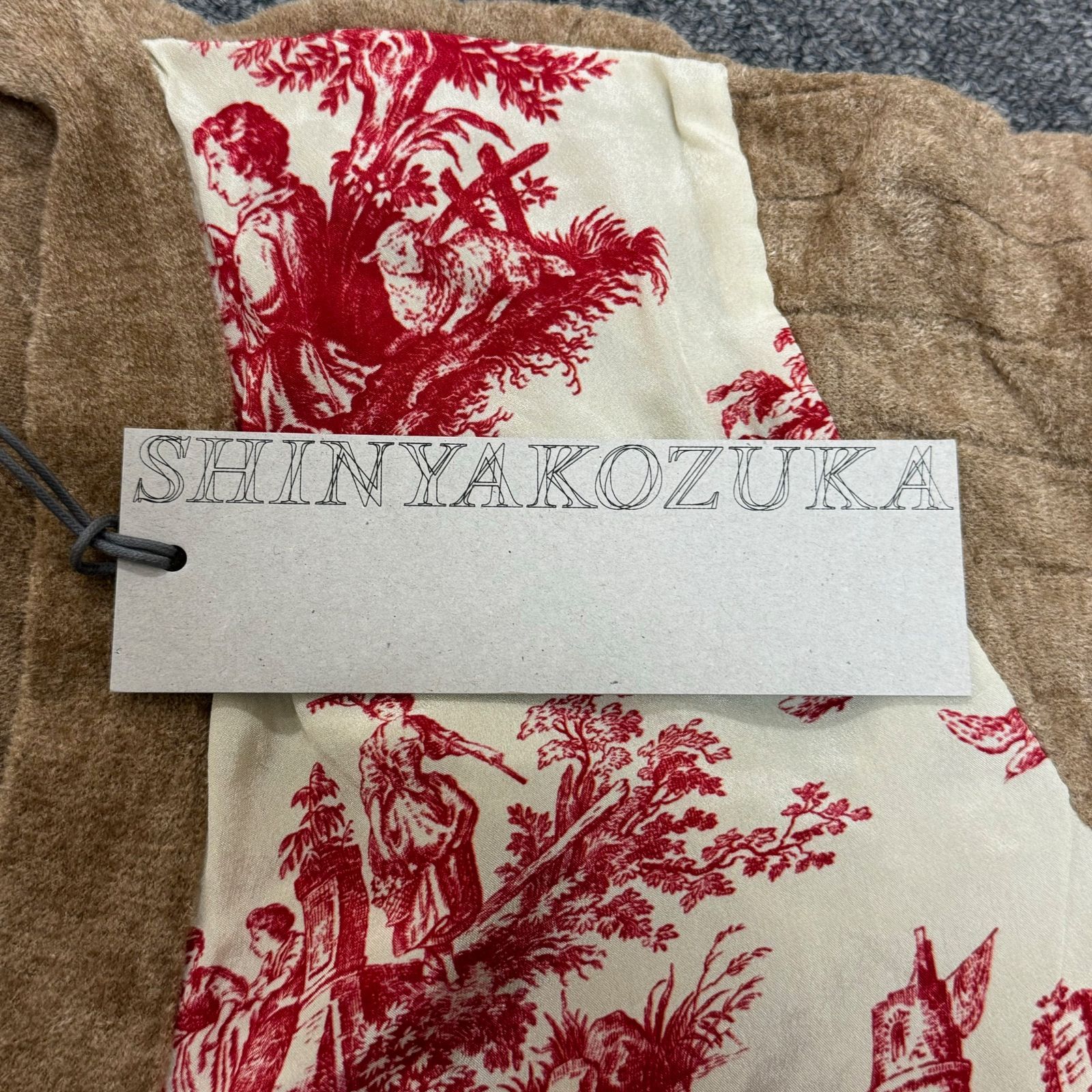 新品 SHINYAKOZUKA 22AW SCARF CARDI スカーフ カーディガン ニット