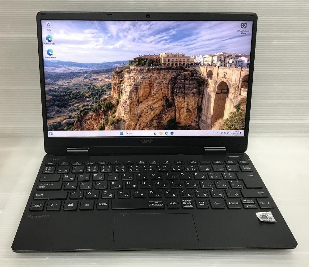 Windows11 第10世代i5 軽量モバイルノートPC NEC UltraLite VKT10C-6 Core i5-10210Y 1.0GHz|8GB|SSD 512GB|Wi-Fi|Webカメラ