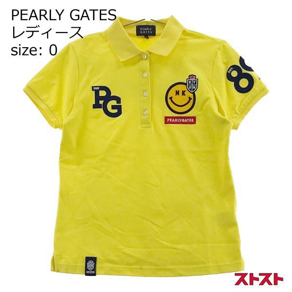 PEARLY GATES パーリーゲイツ 2021年モデル KUYHシリーズ 半袖ポロシャツ ニコちゃん 0 ［240001953066］#