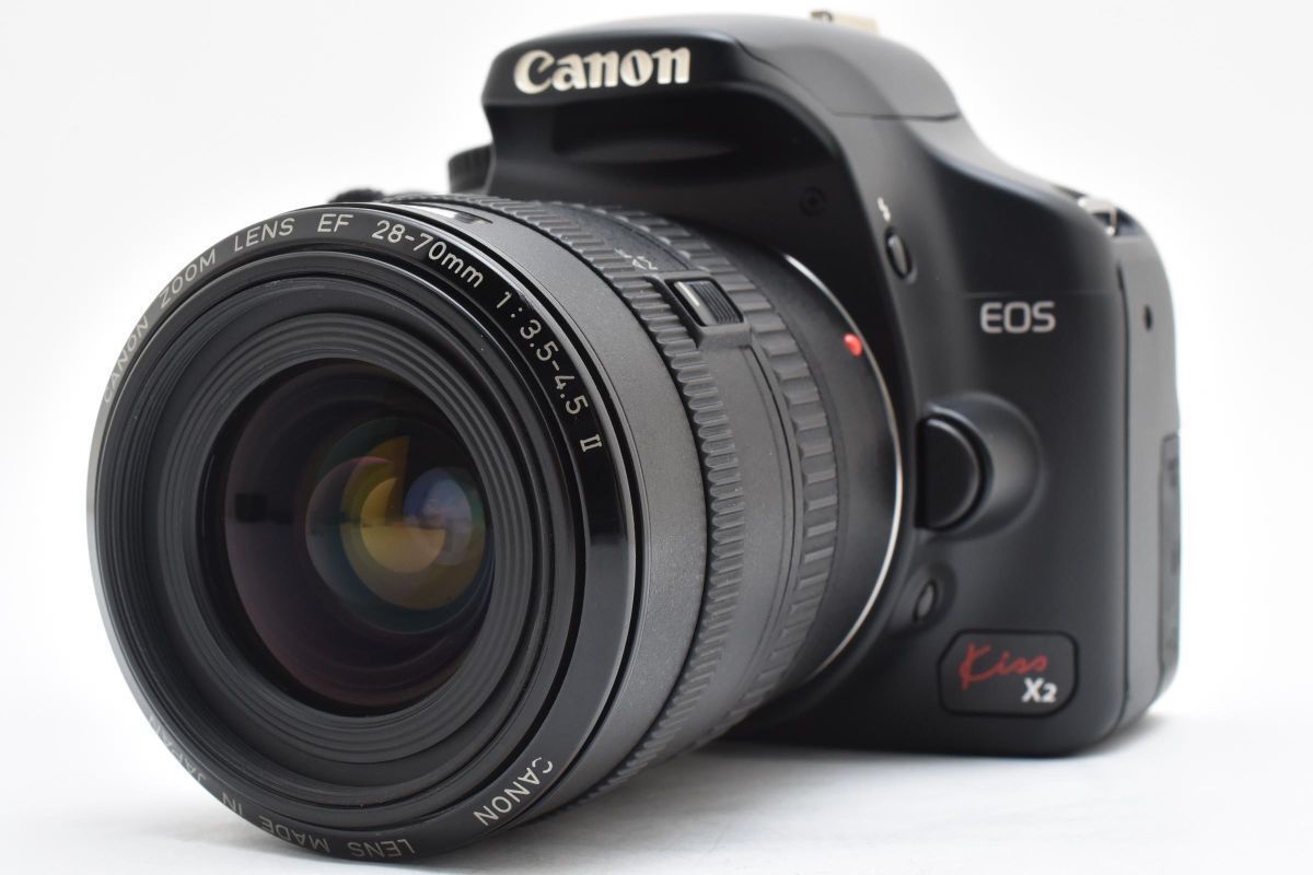 ショット数1200回 美品 Canon EOS kiss X2 + EF 28-70mm F3.5-