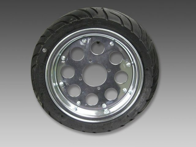 モンキーアルミホイール10インチF3.00Ｊ＆R3.50Ｊスタンド