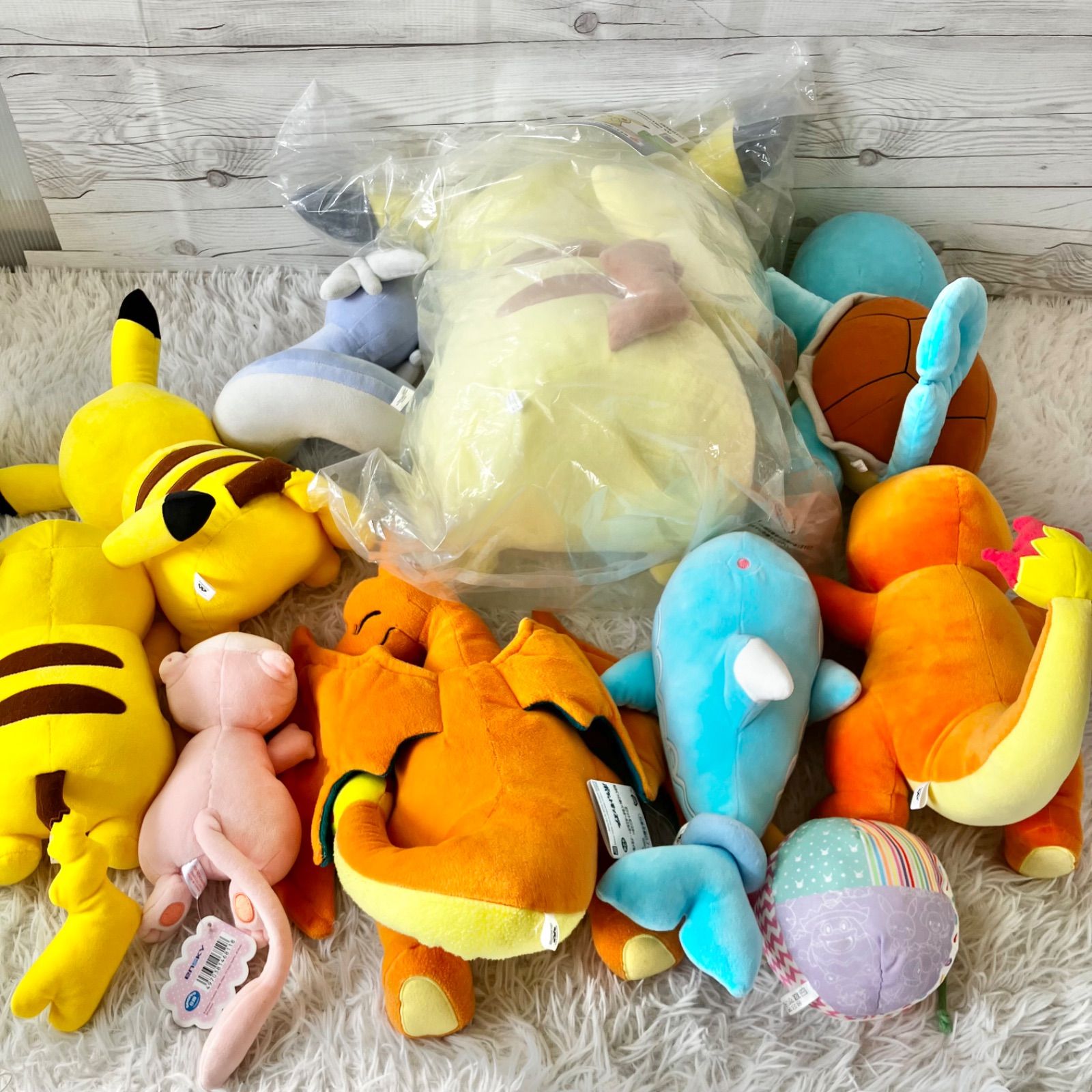 ポケットモンスター ポケモン ぬいぐるみ 21点セット 等身大ピカチュウ