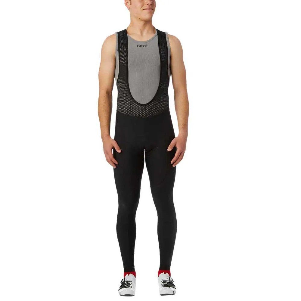 お取り寄せ ２～４週間で発送 ジロ クロノ エキスパート サーマル ビブ タイツ Black t GIRO Chrono Expert Thermal bib tights t