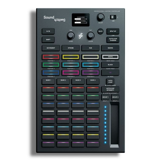 SoundSwitch Control One ライティングコントローラー DMX対応 Philips HUE対応 サウンドスイッチ